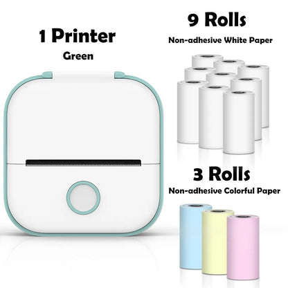 Portable Mini Wireless Thermal Pocket Printer