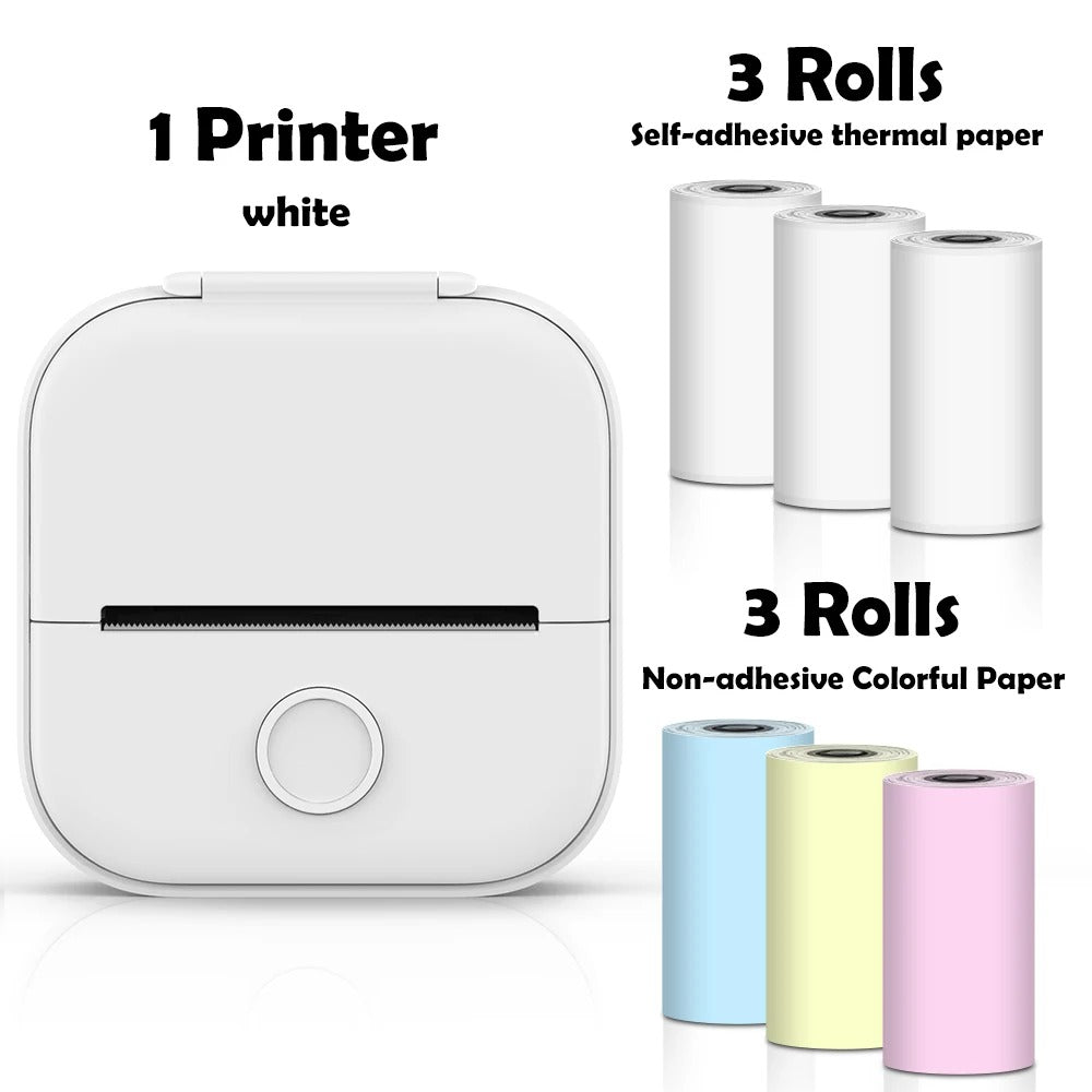 Portable Mini Wireless Thermal Pocket Printer